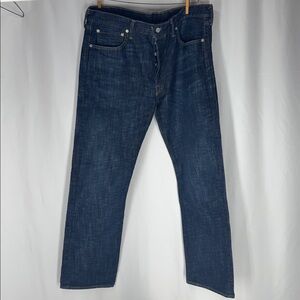 Levi's Slim Straight Dark Indigo Blue Jeans NWOT